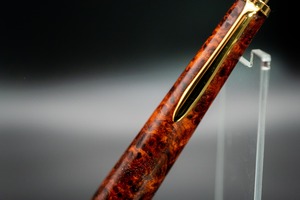 【朱色の銘木】 本花梨瘤杢極上 gold MP