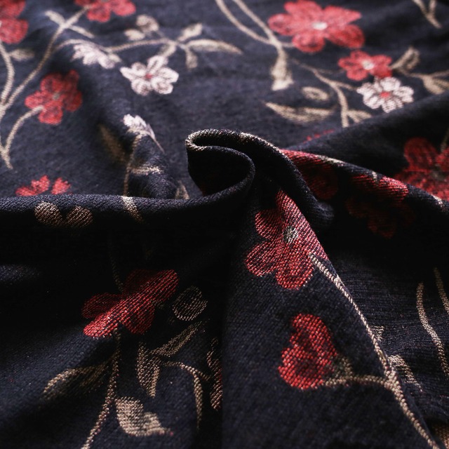 ”和" motif flower pattern vintage mode jacket