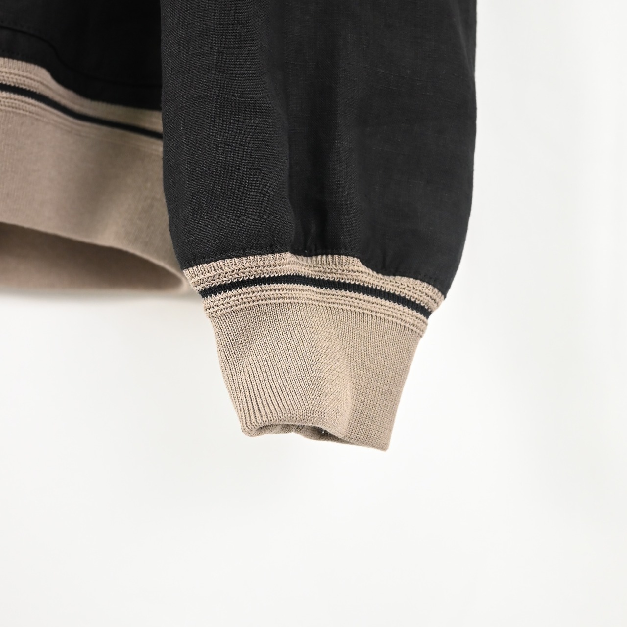 INTERIM / HYPER BIG HEMP CANVAS RIBBED JACKET