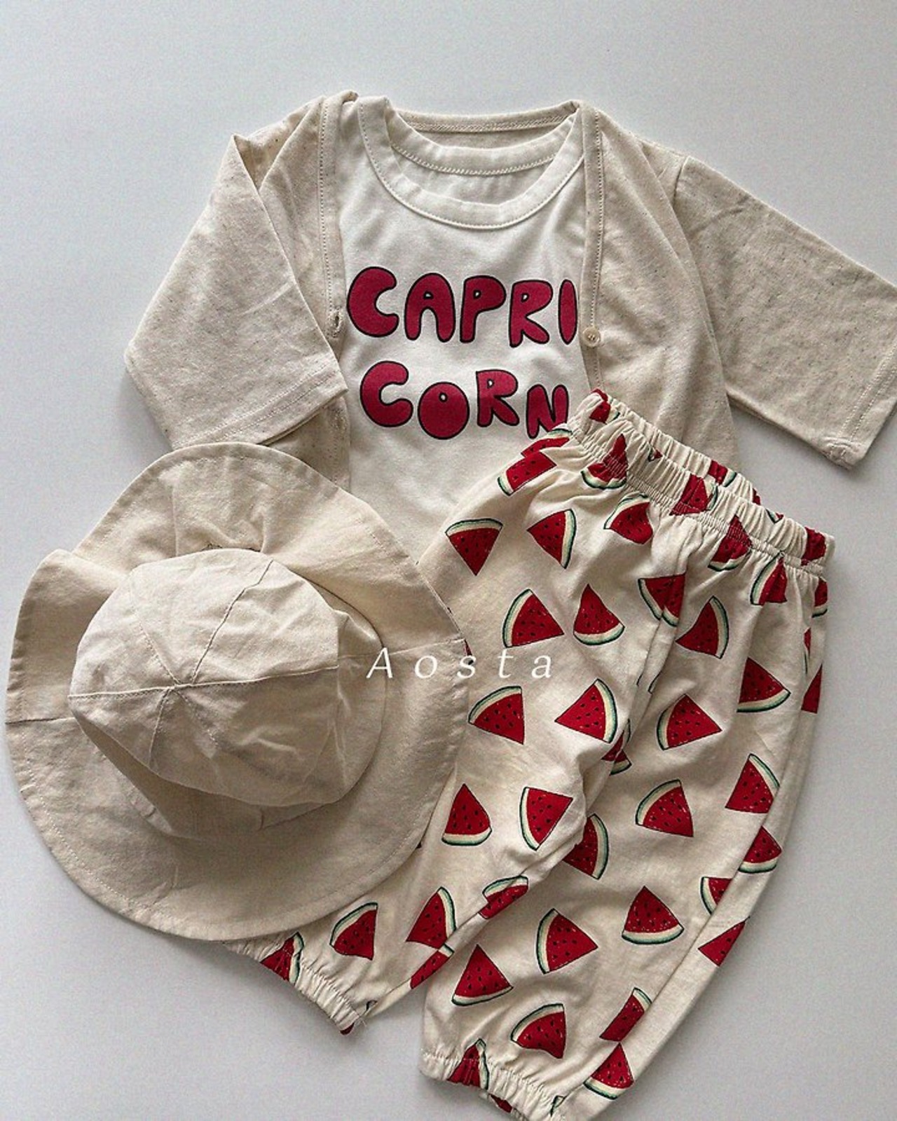 [Aosta] Capricorn Sleeveless Tee / [아오스타] 카프리콘나시티