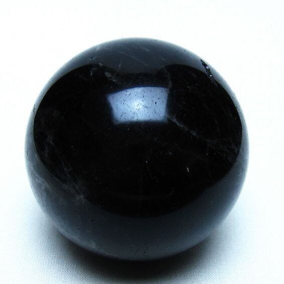 モリオン 黒水晶 丸玉 61mm 一点物 151-9546