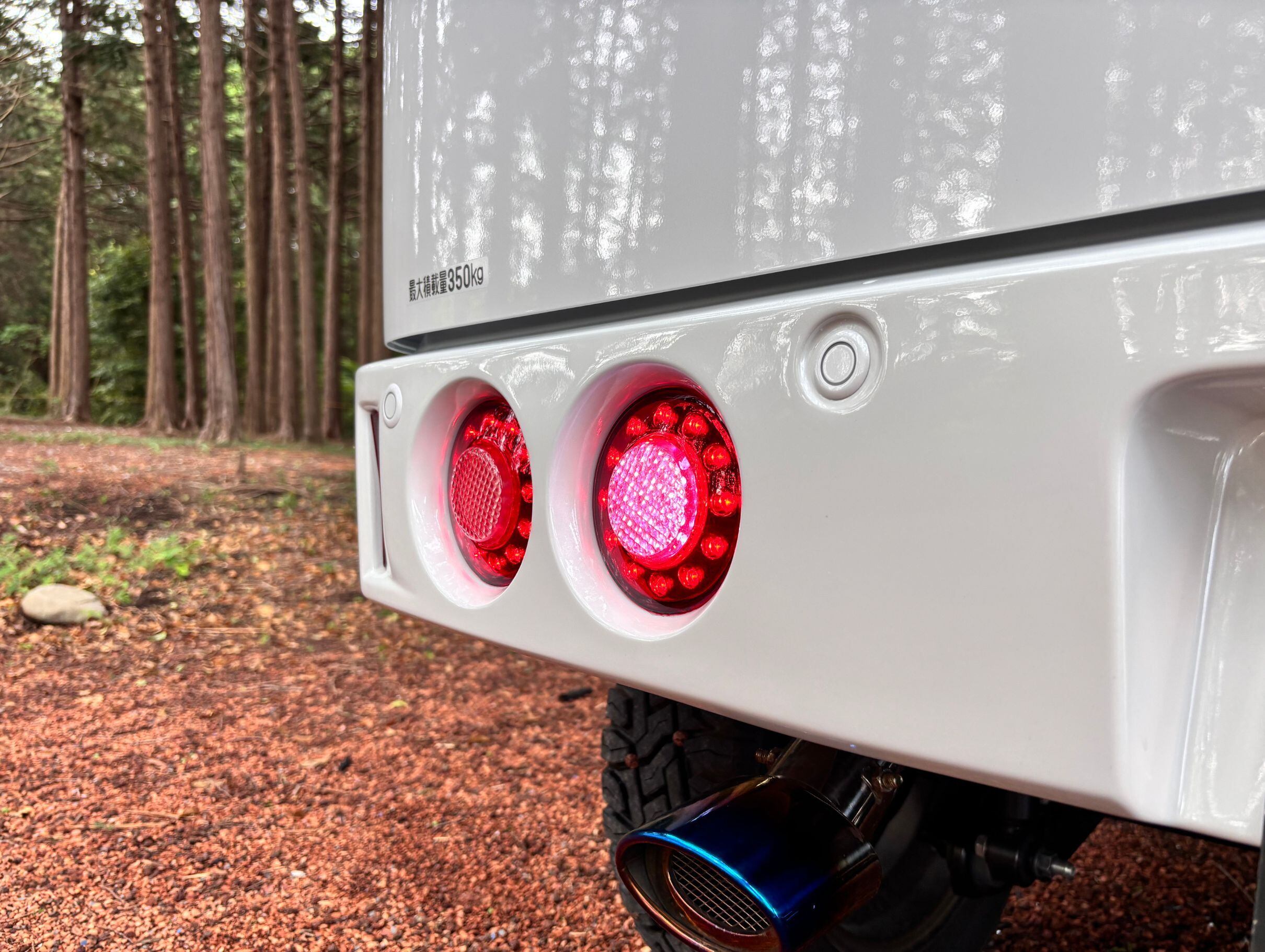 カエルのお兄さん専用 ダイハツ アトレー S700V 新車外し リアバンパー 受注生産【アトレー S700V/S710V】LEDテール付きリアショートバンパー
