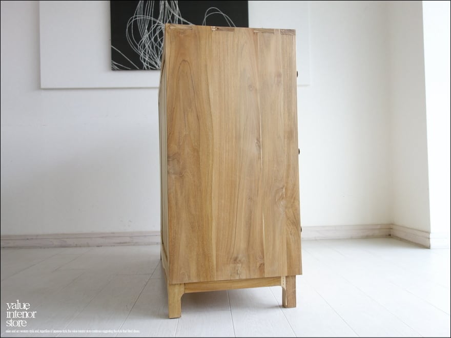 チーク無垢材 ロッカーNA 下駄箱 シュ－ズボックス 収納家具 靴箱