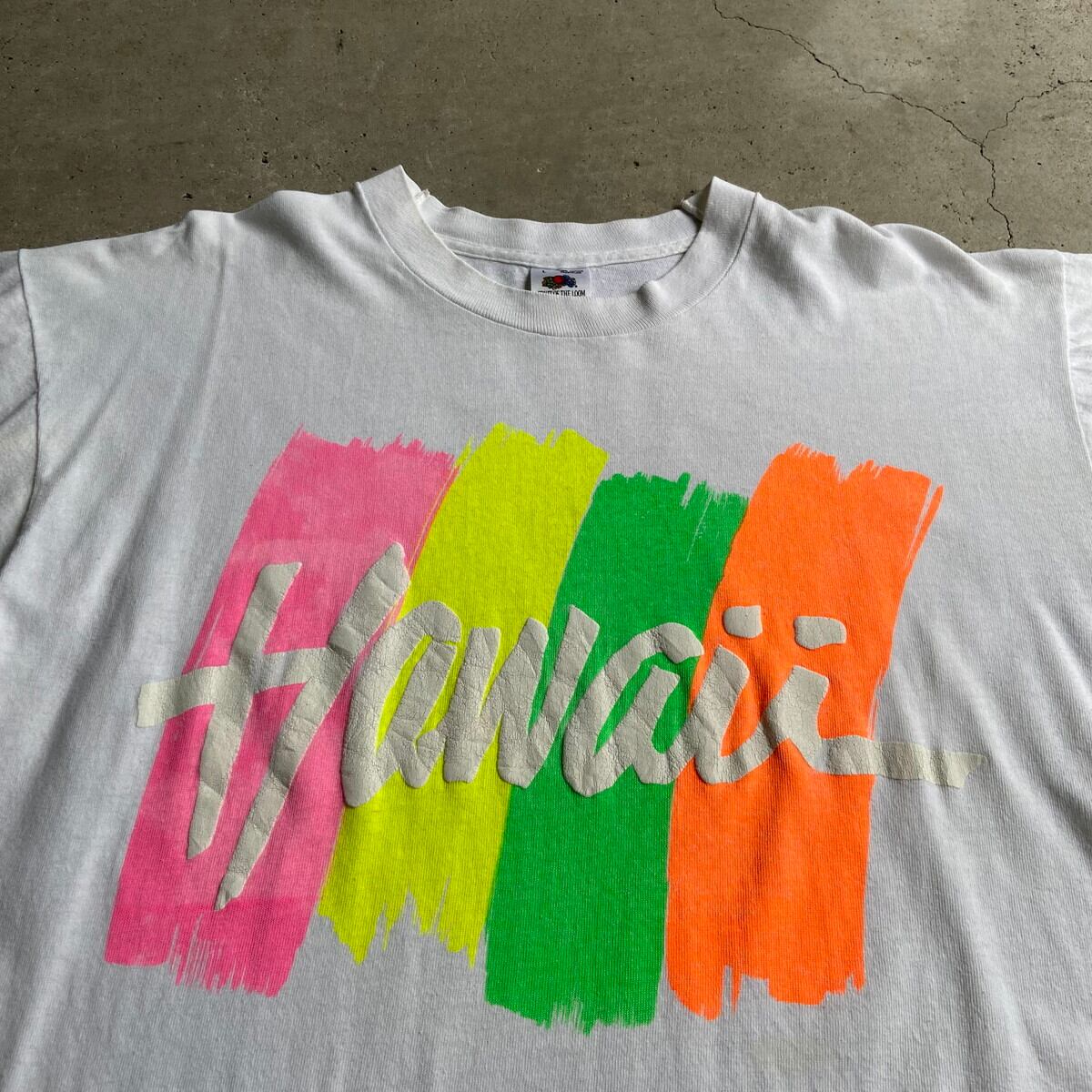 80年代〜90年代 USA製 FRUIT OF THE LOOM Hawai ハワイ シングル