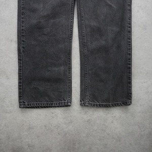 00s Levi's 505 black denim pants [W34.5L29.5相当] 古着