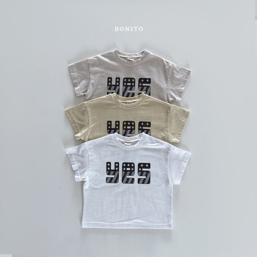 【BONITO】yes＊T shirt ○Jr.size