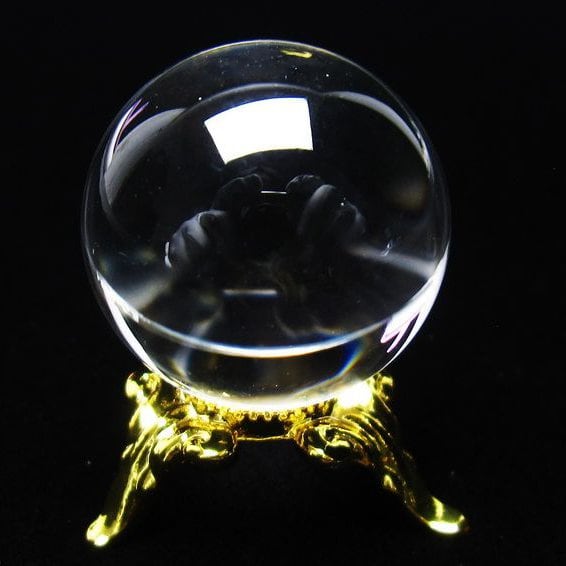 水晶 丸玉 ブラジル産 24mm 一点物 141-6457