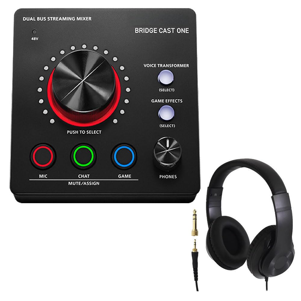 【数量限り】ローランド ゲーミングDAC ミキサー BRIDGE CAST ONE BRC-ONE ヘッドホンセット