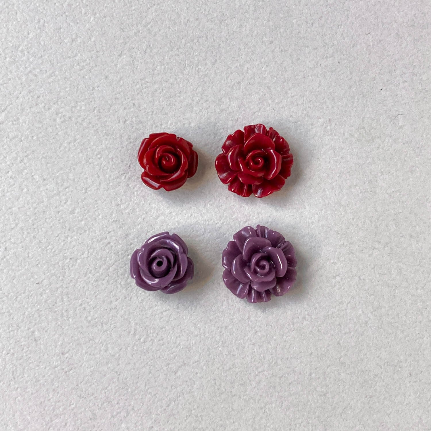バラモチーフのデコパーツ（11mm） | Dua-アクセサリーパーツショップ