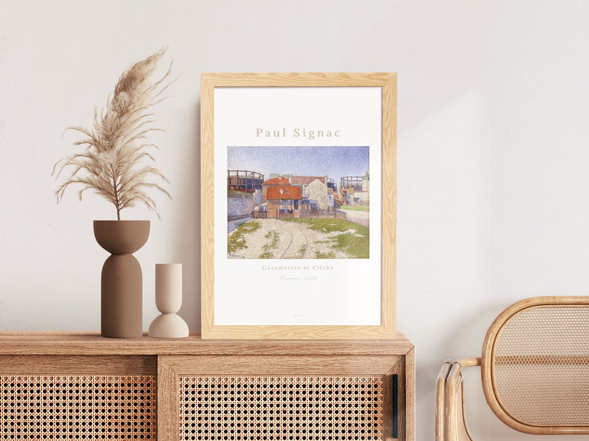 ポール・シニャック Gasometers at Clichy | AP128 | アートポスター