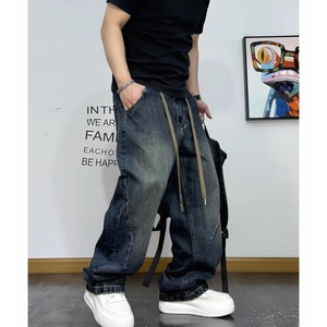 Vintage wash baggy jeans 1497