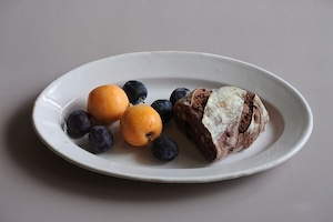 19th C. French Faience Oval Platter, Martres Tolosane