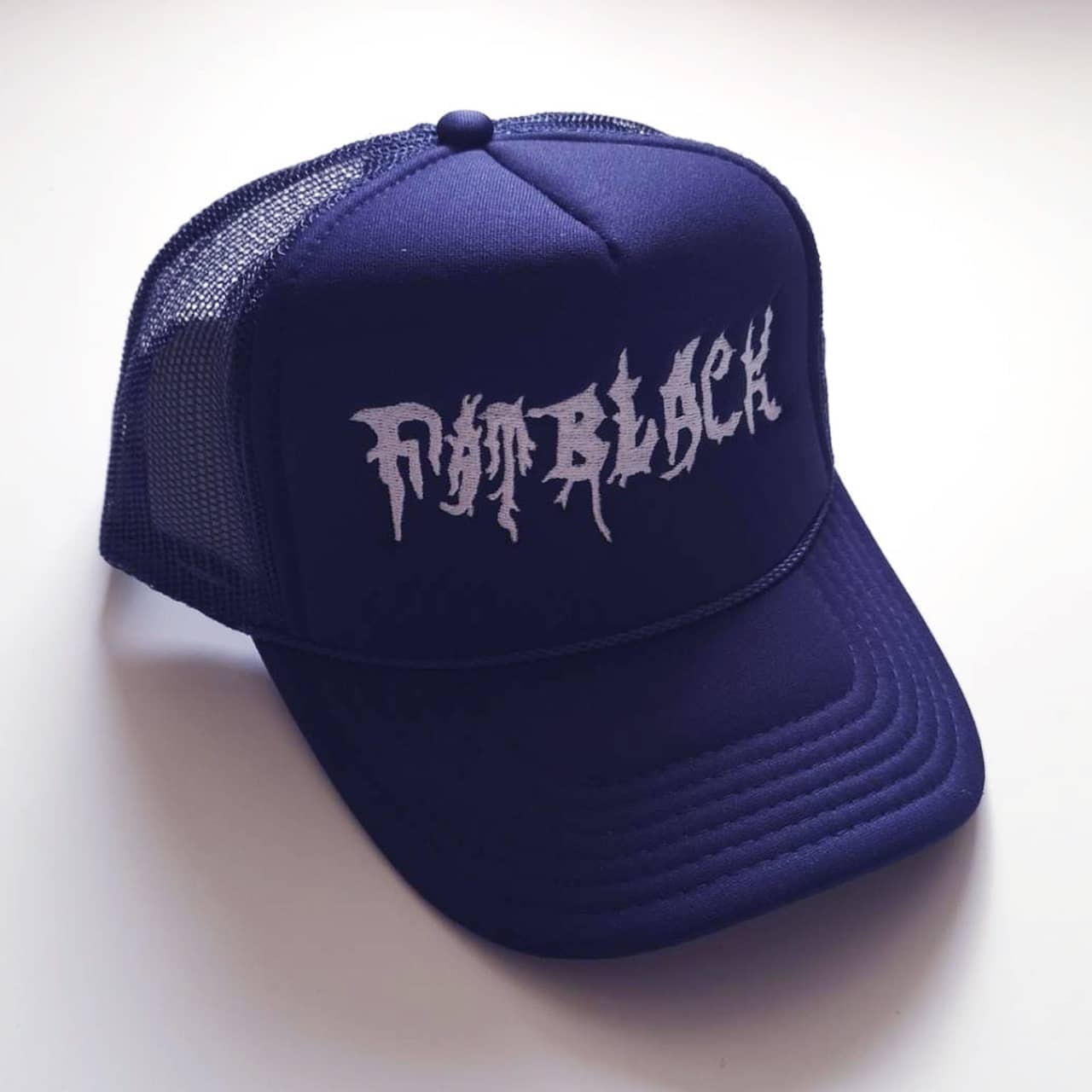 FATBLACK MESH CAP NAVY, GRAY