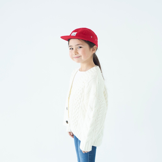 【アウトレット/生産終了】ジェットキャップ【レッド】ブランド 子供 帽子 春 夏 男の子 女の子 男女兼用 日本製 出産祝い キャップ ハット キッズ ギフト