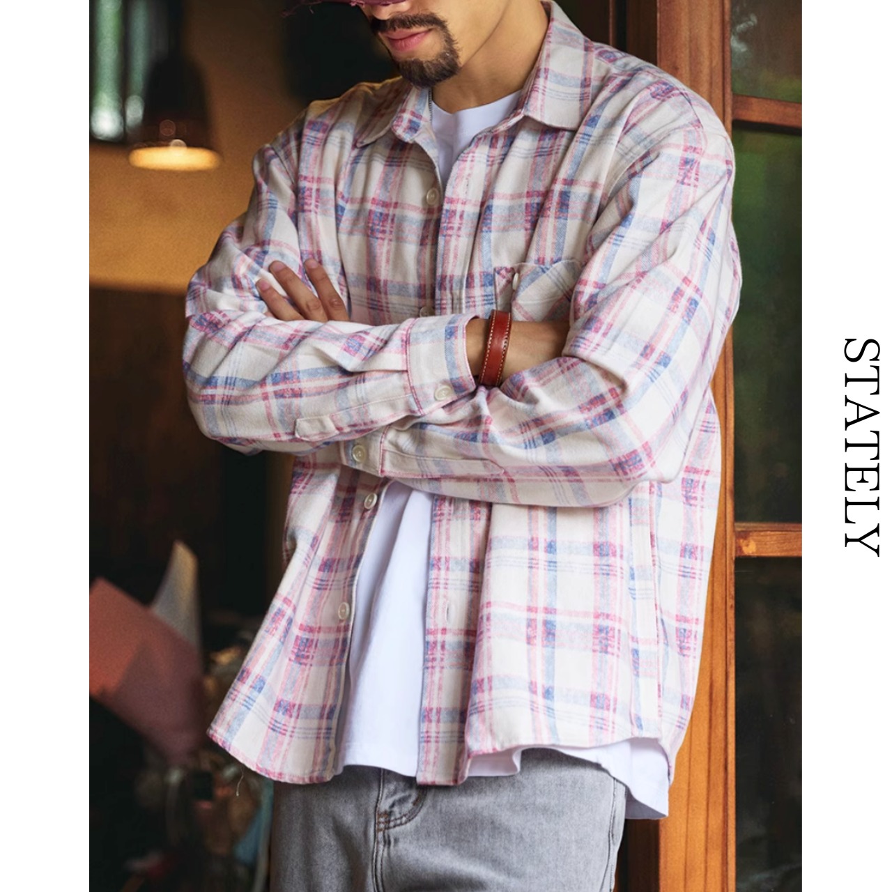 Washed Check Shirt_T109・画像7