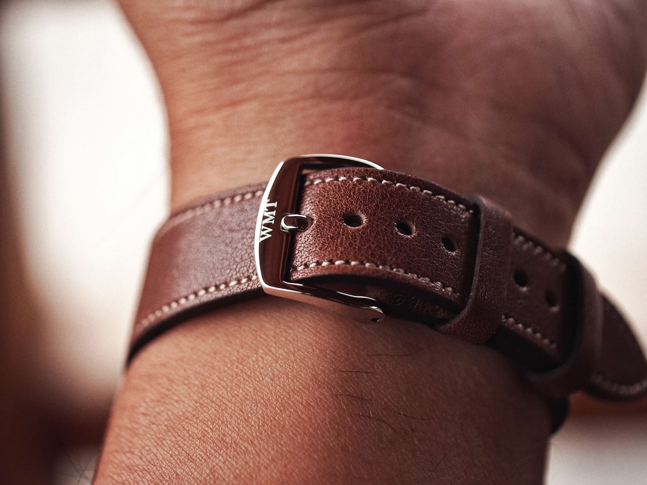 WMT Royal Marine – ( Tropical Brown ) Metal Band + Italian Leather Strap ” Aged ” Edition