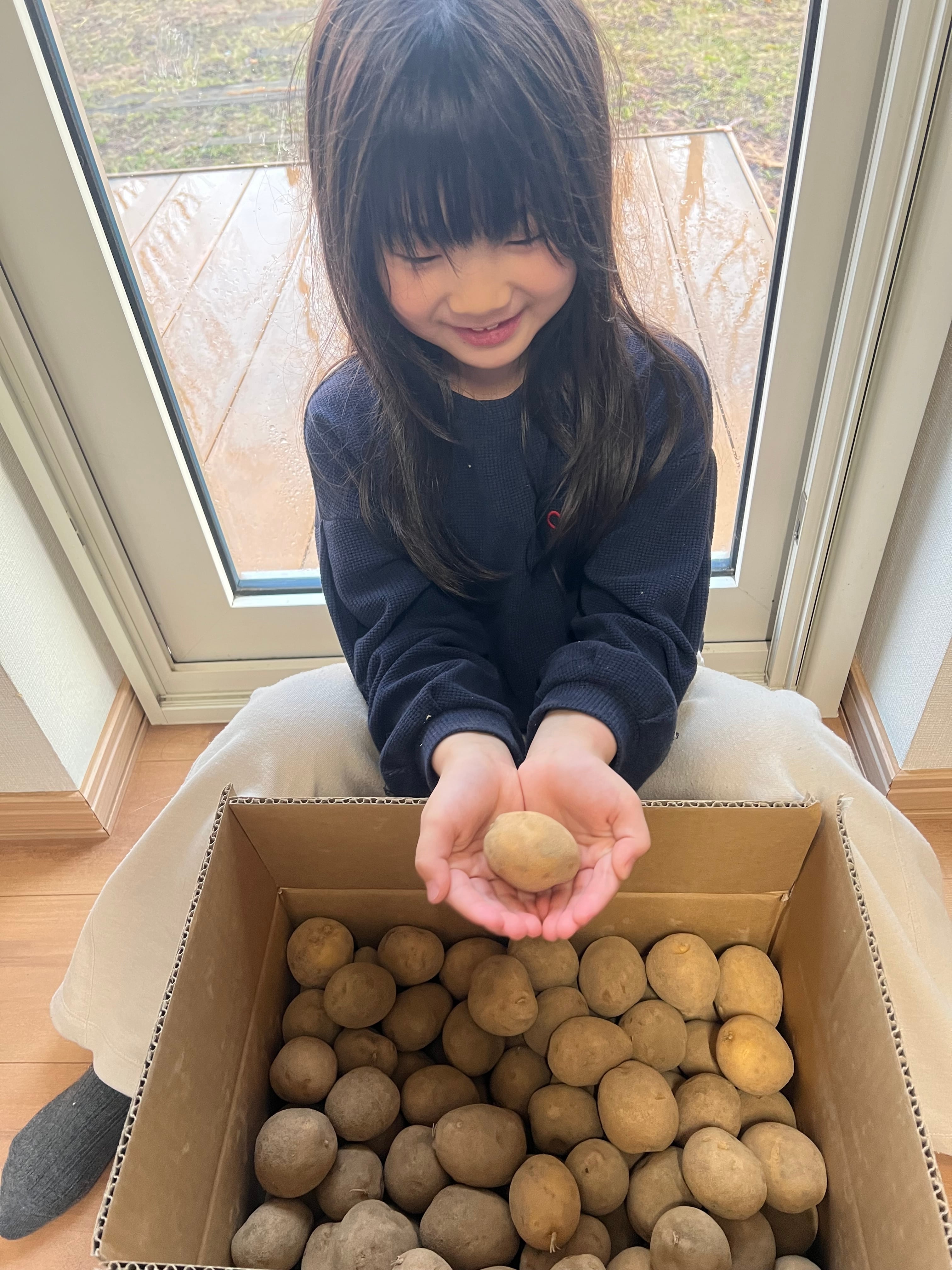 越冬熟成雪室とかちこがね小玉8キロ（送料込）