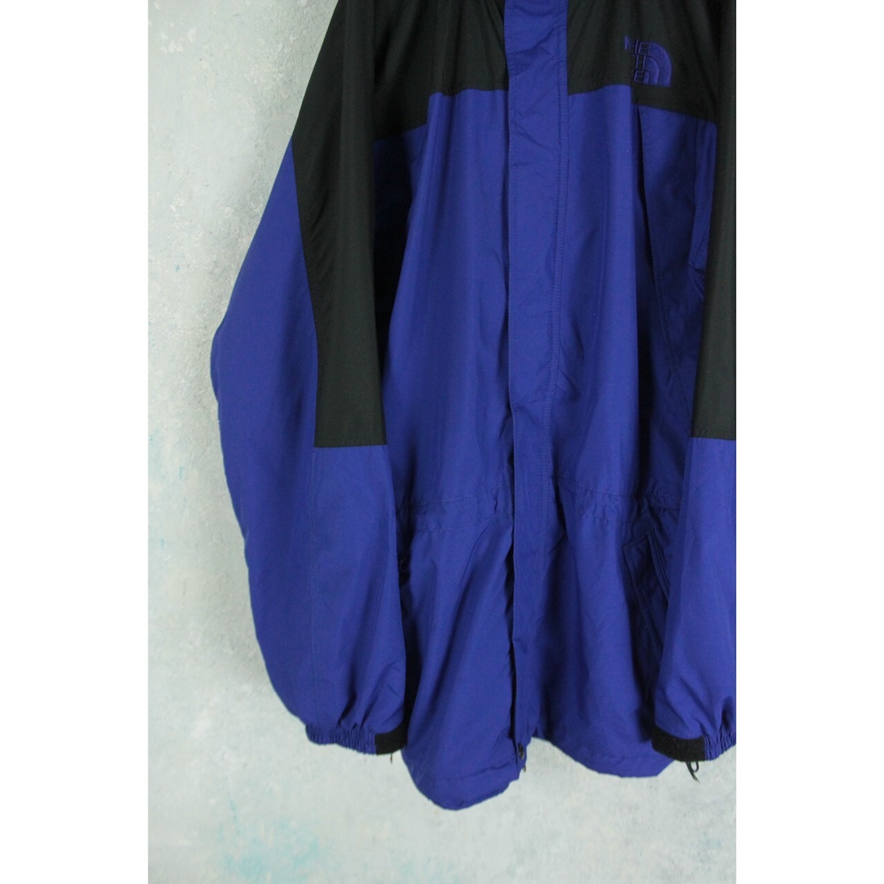 THE NORTH FACE アズテックブルー ライトシェル バイカラーマウンテン 
