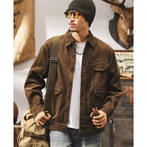 Front pocket design jacket P595
