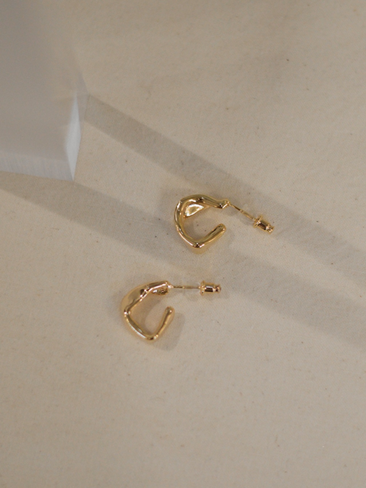 Wave Hoop Large / GOLD - 1