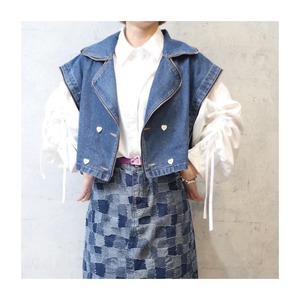 remake 37008：denim vest