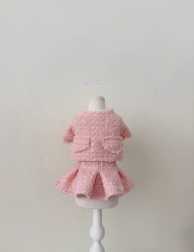 予約  【avely】 Tweed two-piece set