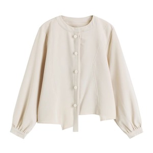 Asymmetric girly blouse