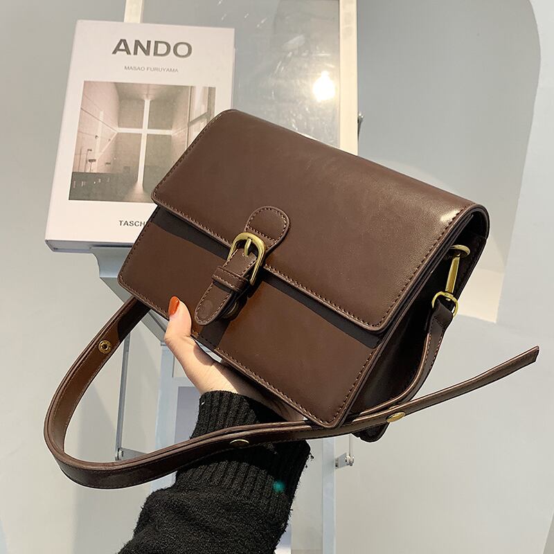 レッドオータムウィンターアドバンスシングル 秋物 冬物 クロスボディ スクウェア 手作りハンドバック92164350514