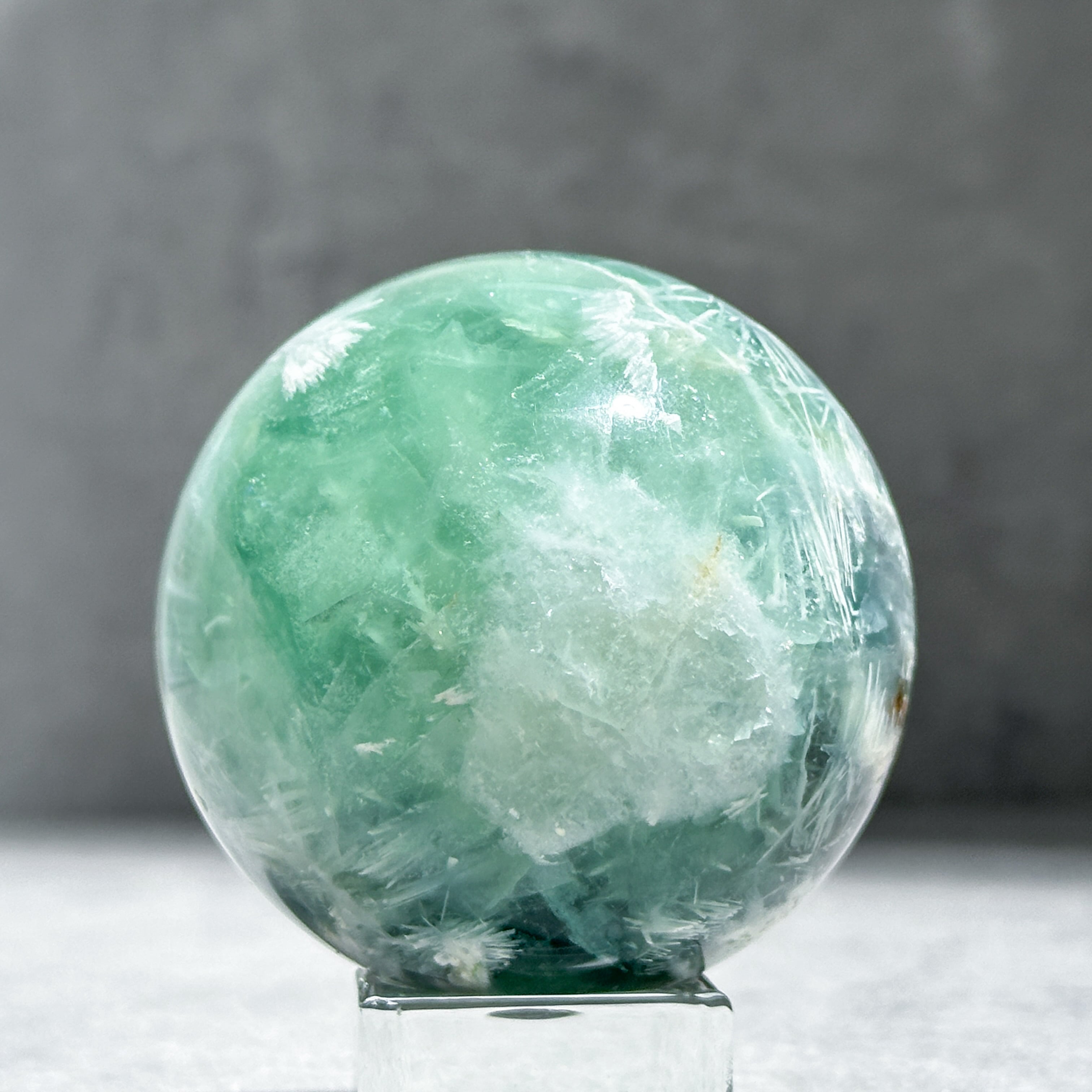 エンジェルフェザーフローライト スフィア31◇ Angel Feather Fluorite