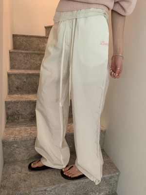 (予約)poster / Silky Line Track Pants / 2color
