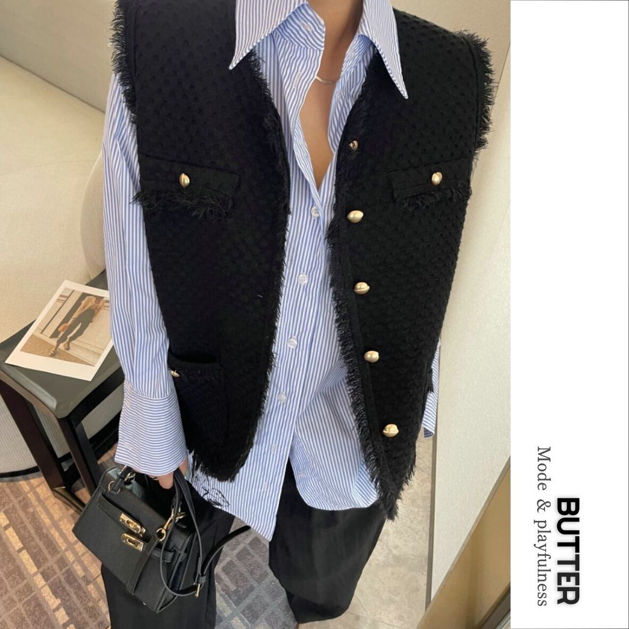 Fringe Short Vest 00968