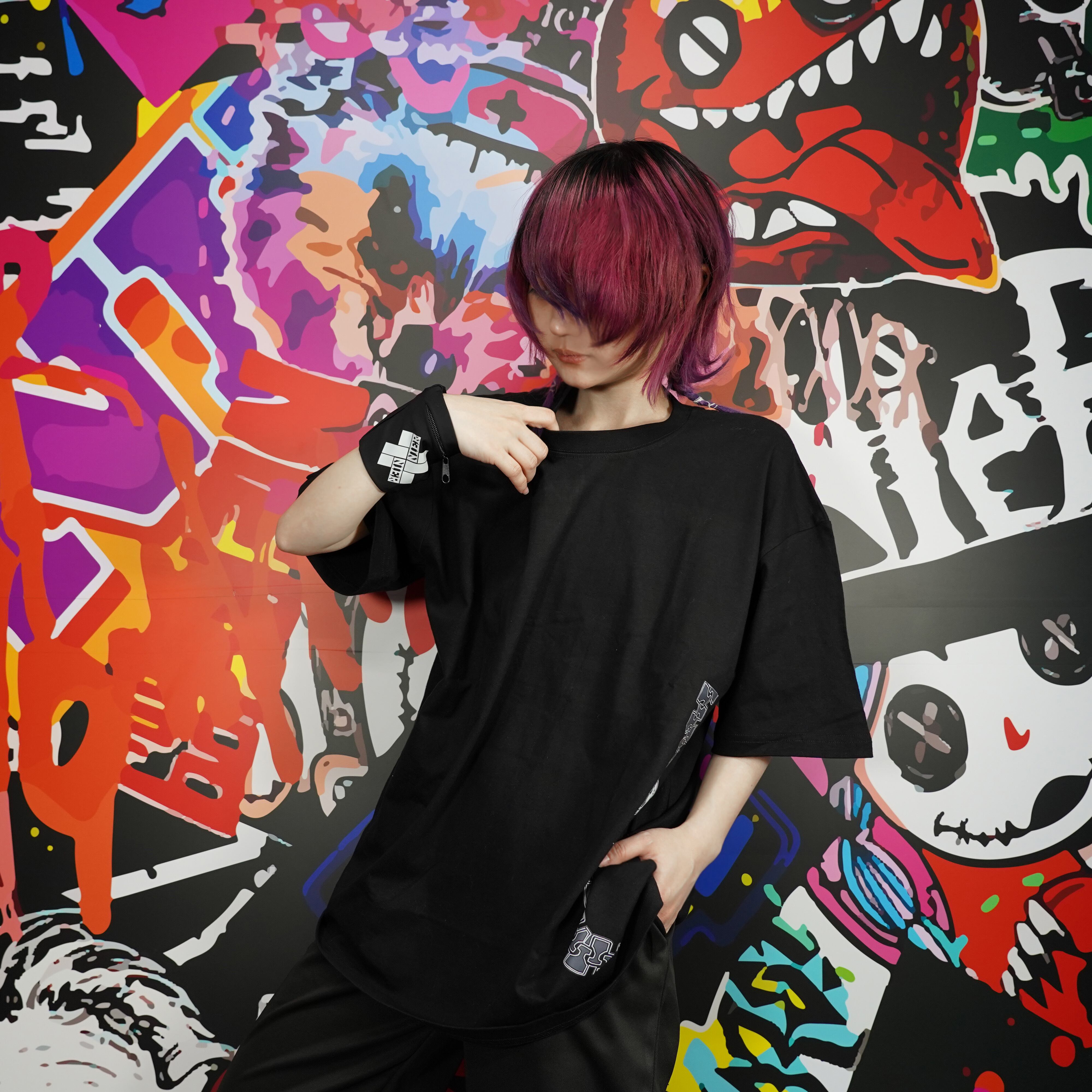 SIDE GRAPHIC CUTSEW【ZIPPER】 | NIER CLOTHING