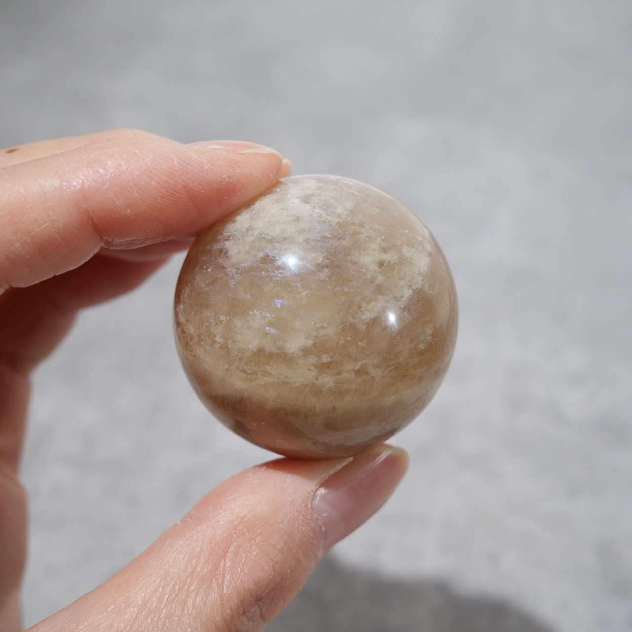 ブラウン ムーンストーン  / スフィア【φ3.8cm・A】