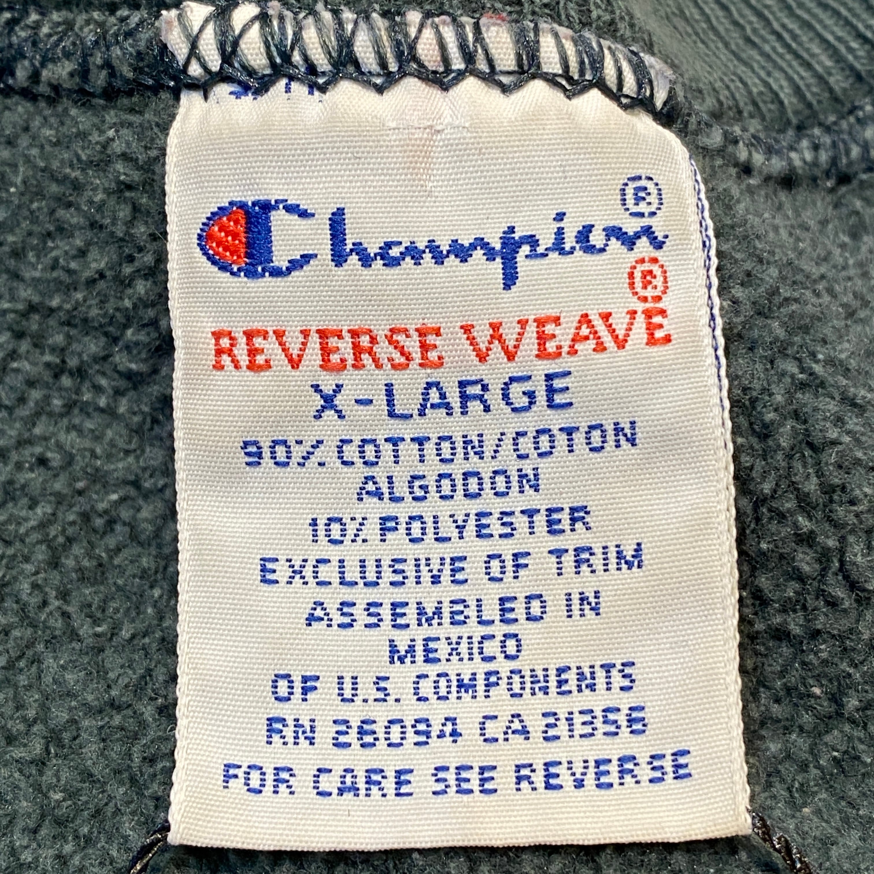 年代 "XL" champion REVERSE WEAVEチャンピオン リバースウィーブ 緑