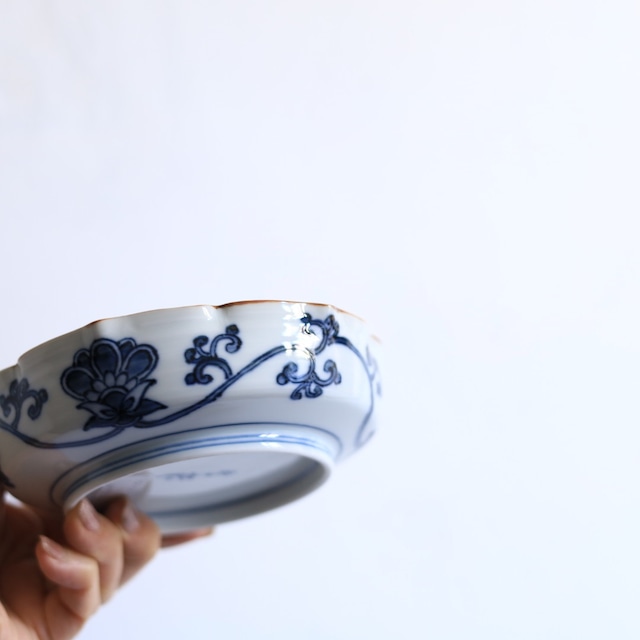 AS 平戸松山　稜花錆渕龍紋鉢