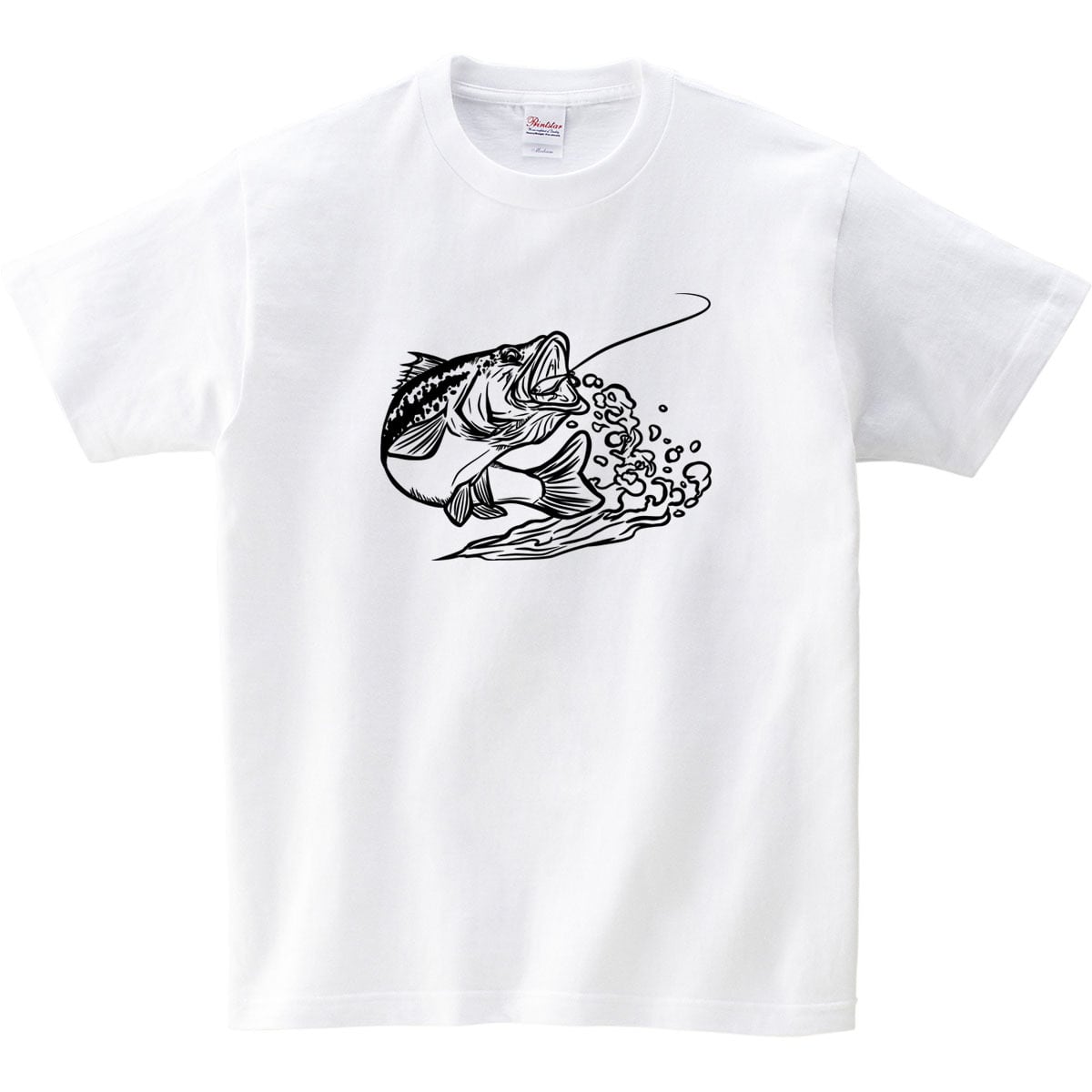 選べるデザイン ブラックバス釣り 線画 バス釣り Tシャツ rf26 半袖・長袖 ルアーフィッシング 釣り好き 釣り人 誕生日 父の日 敬老の日 ギフト プレゼント