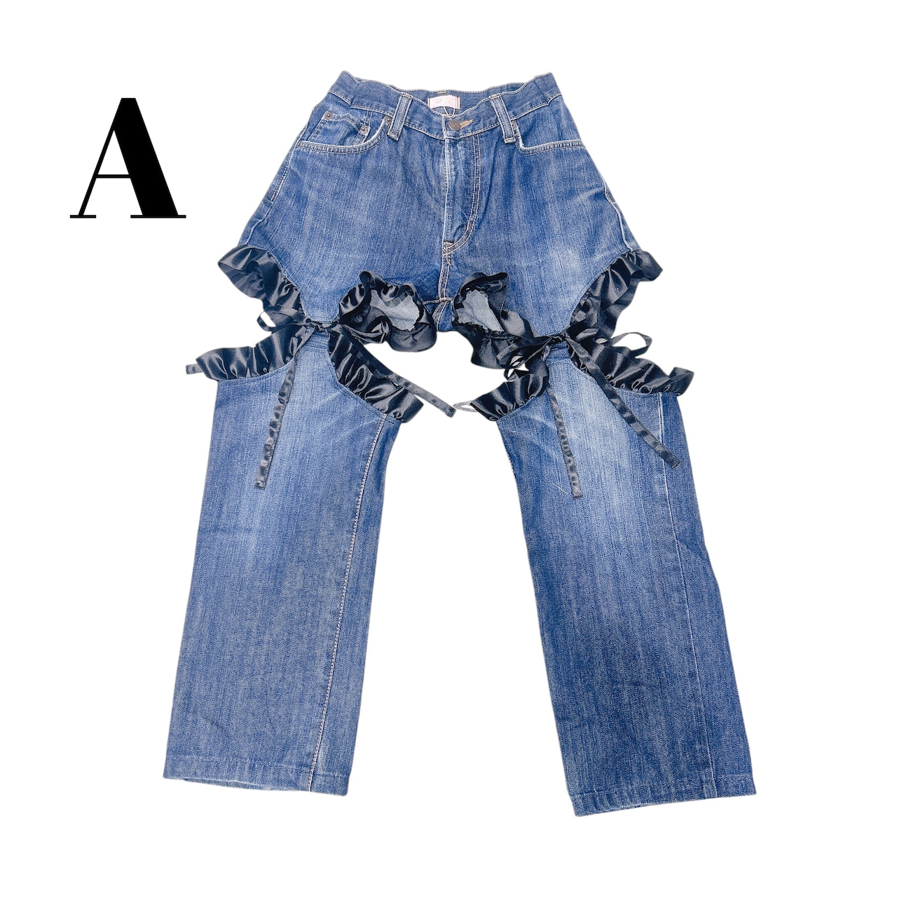 限定】カットアウトリメイクデニムパンツ | lilLilly official webstore 