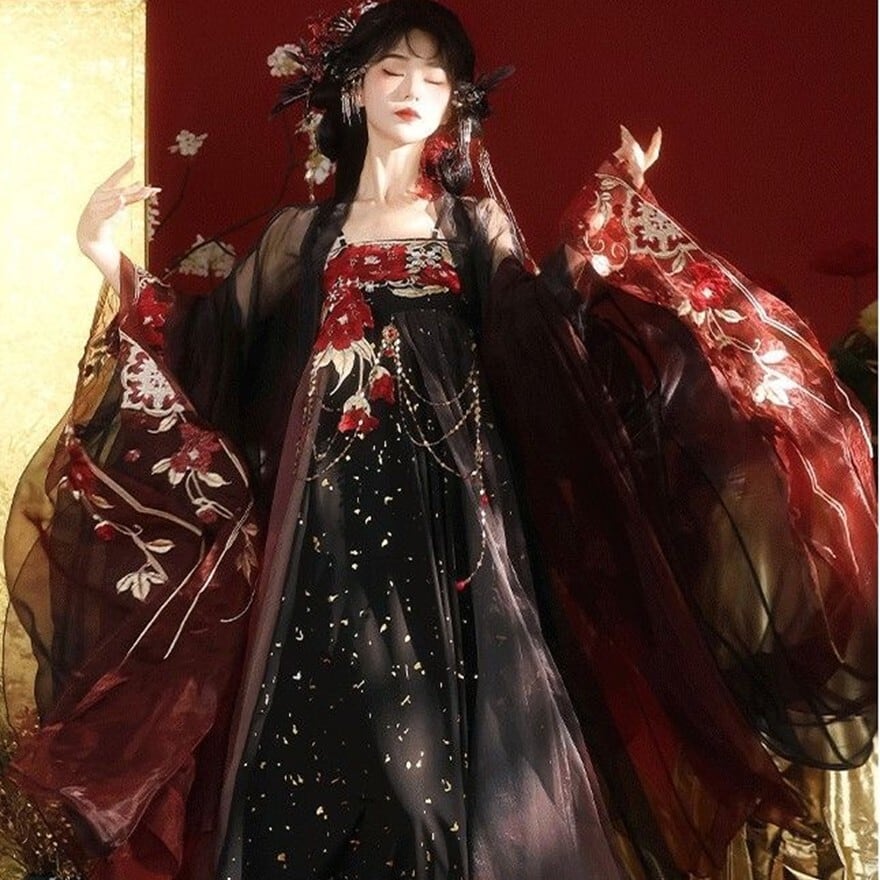 サブカル系 中華風 セットアップ 民族風 ドレス