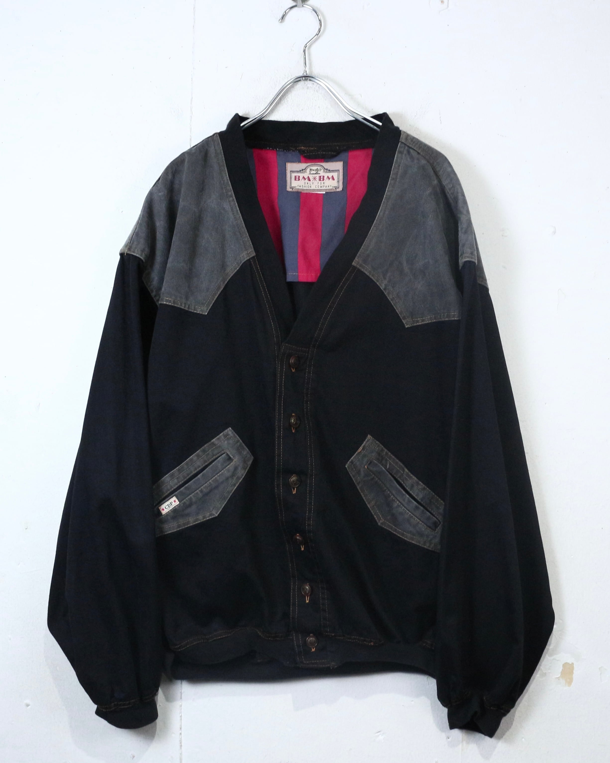 リバーシブル　ヴィンテージ　ジャケット　古着　Caka Caka】80's〜90's Special Switching Vintage Leather Jacket | Caka