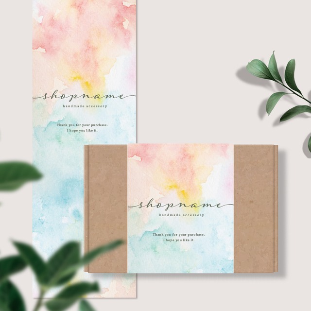 帯紙・ラッピング帯・巻き帯【 No.137】