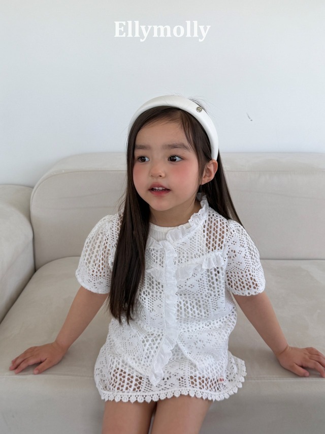 elly molly［取寄］rosie crochet blouse 26summer