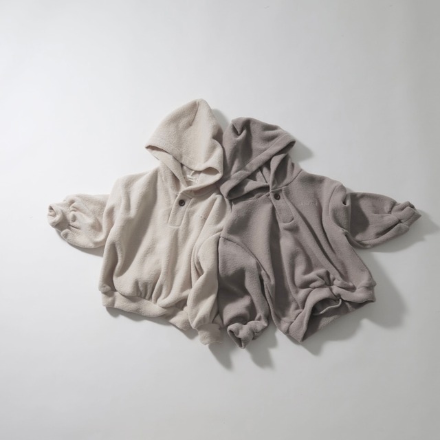 おとな）ふんわりフードパーカー