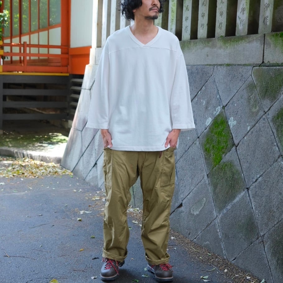 Sans limite(サンリミット) / 裏毛foot T VⅡ-white-(W2402032) | Signs