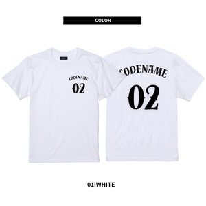 CODENAME 「”LOGO 02” S/S T-Shirts Black/White」