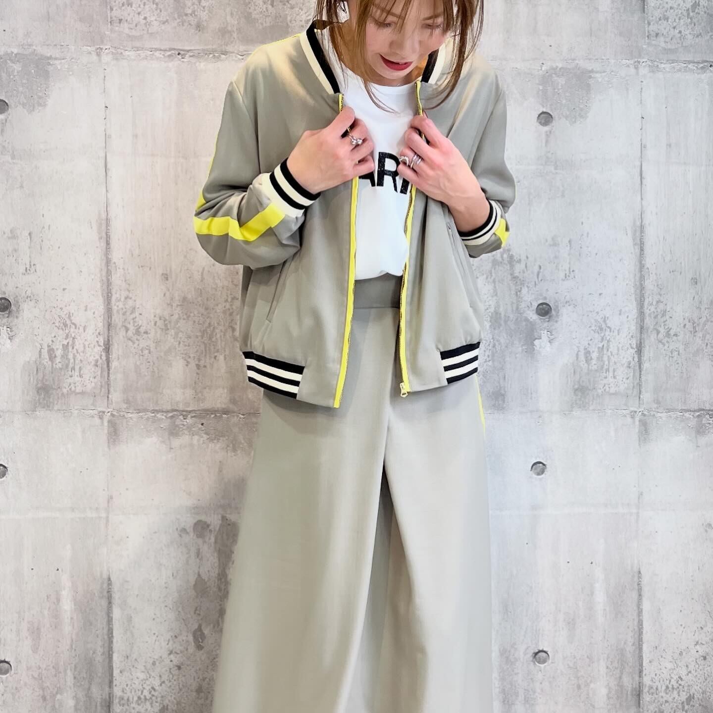 ミカーレミカーレ micallemicalle MICALLEMICALLE ノーカラーLINE入り  