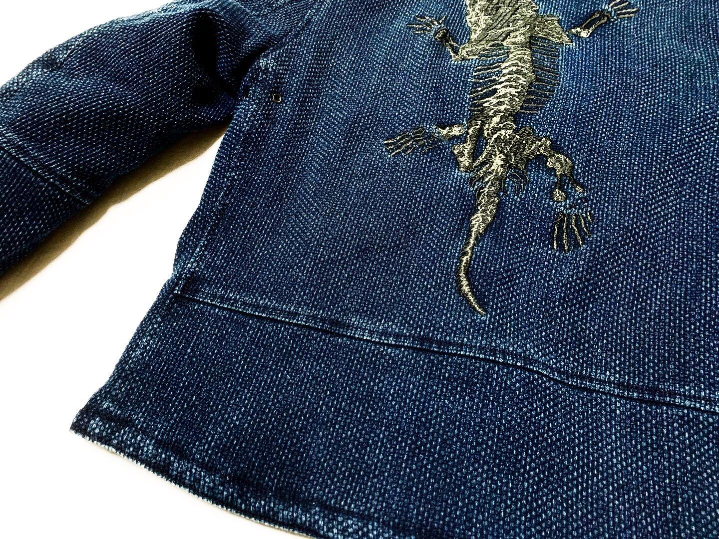 WESTRIDE CYCLE TOGS 44 ネイビー　刺し子 WESTRIDE CYCLE TOGS 44 ネイビー 刺し子