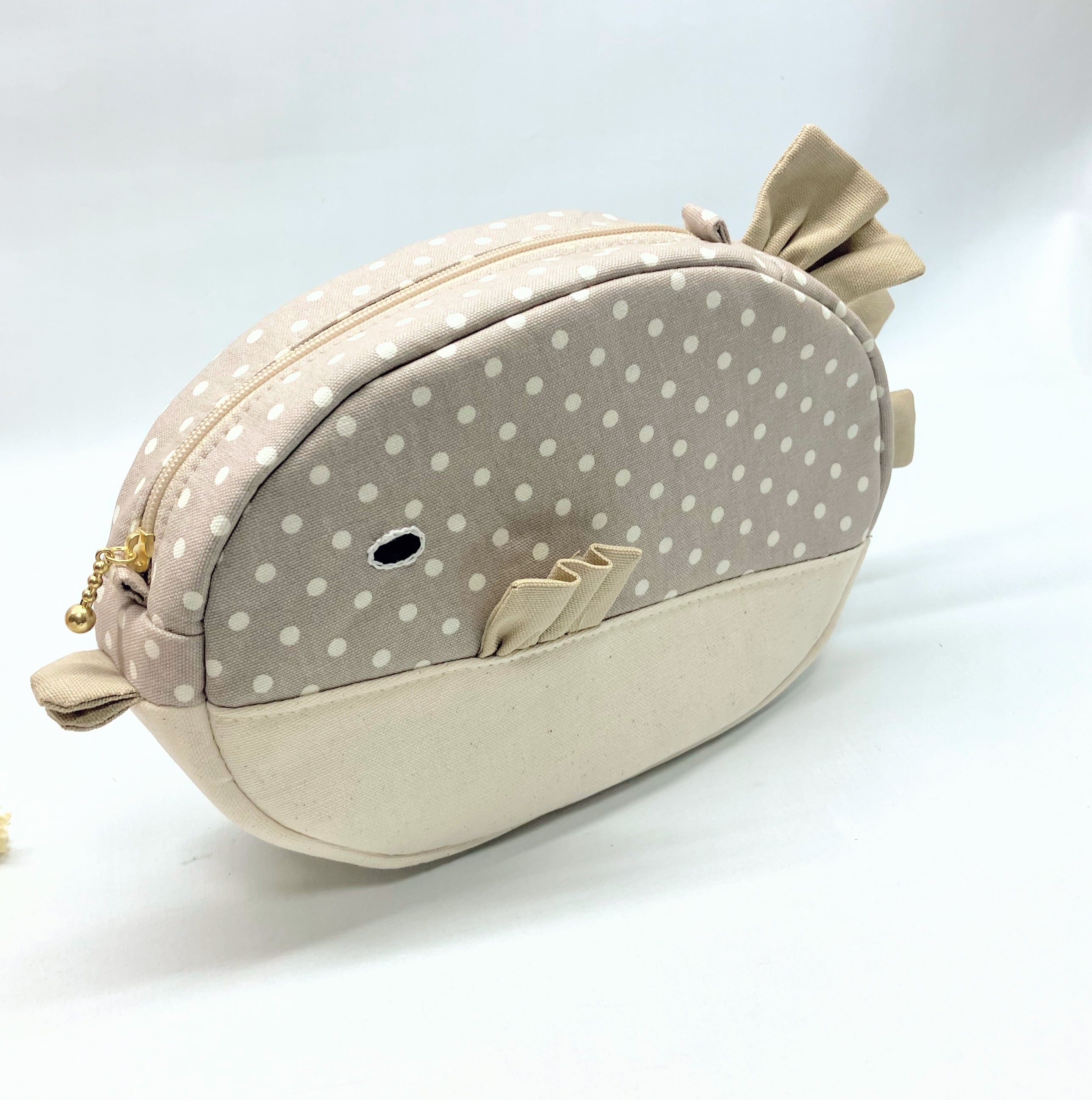 バニティポーチ オレンジ みかん｜とりさん工房ーかわいいハンドメイド