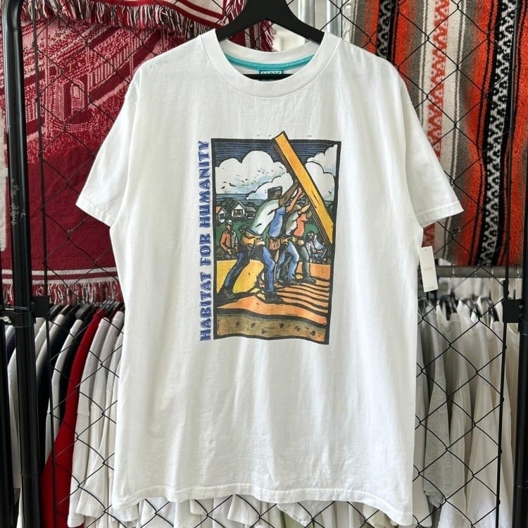 VINTAGE HABITAT USA製 Tシャツ XXL