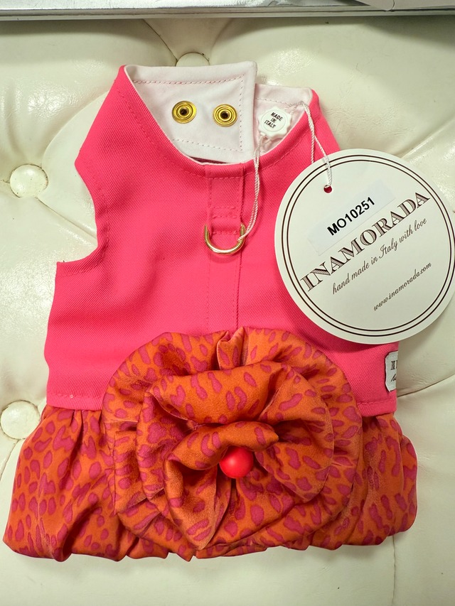 即納【INAMORADA】MO10251 Harnes Pink×Orange Leopard