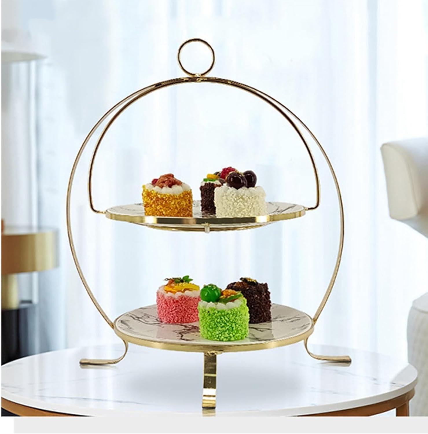 パーティースタンド折りたたみ式アフタヌーンティー　スイーツ台　まとめて パーティースタンド折りたたみ式アフタヌーンティースイーツ台まとめて